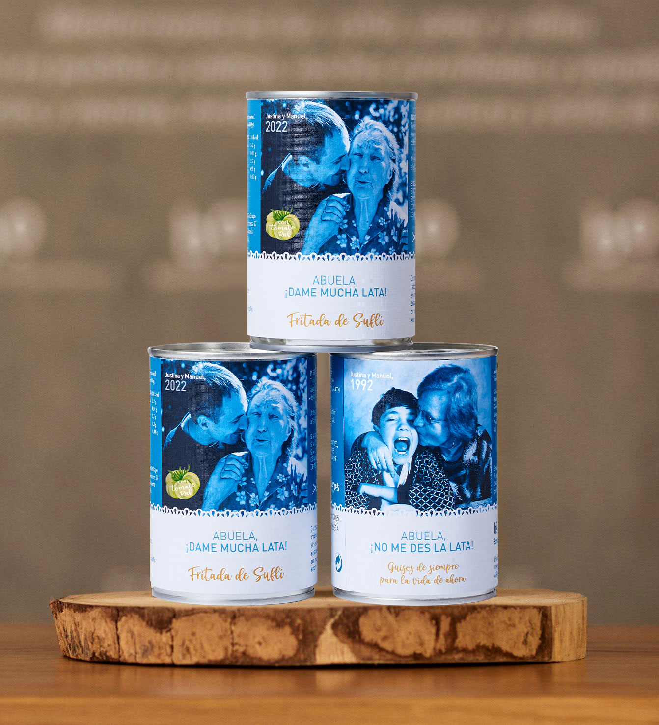 Fritada de Suflí “Abuela no me des la lata” Pack 3 latas con tomate RAF